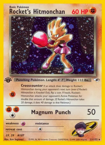 Rocket's Hitmonchan, Gym Heroes 2000