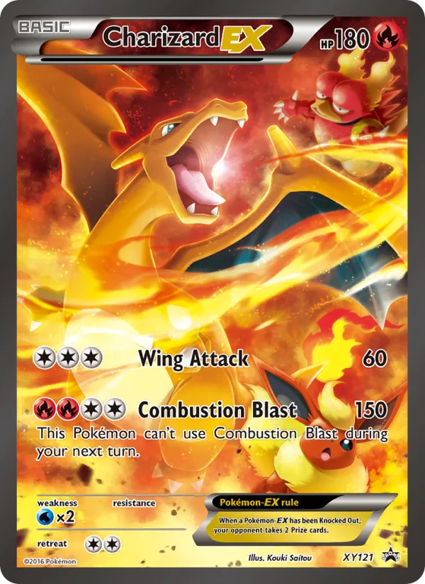 Charizard EX, XY Black Star Promo 2016 — PSA 8.5