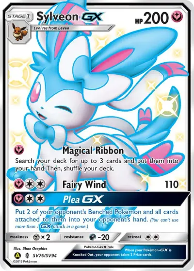 Sylveon GX, Sun & Moon Hidden Fates 2019
