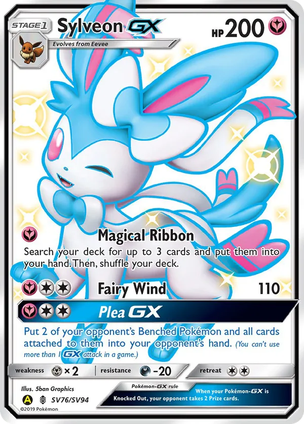 Sylveon GX, Sun & Moon Hidden Fates 2019 — PSA 10