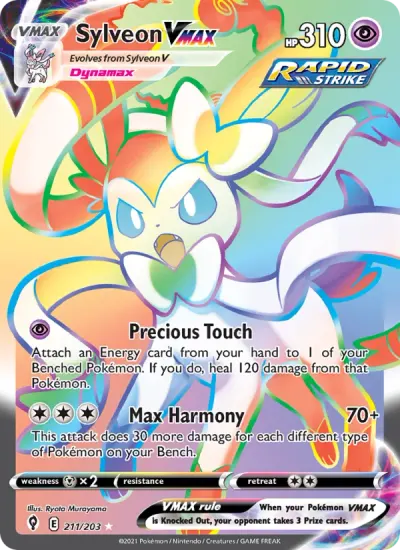 Sylveon VMAX, Sword & Shield Evolving Skies 2021