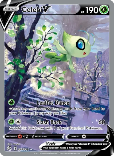 Celebi V, Sword & Shield Fusion Strike 2021