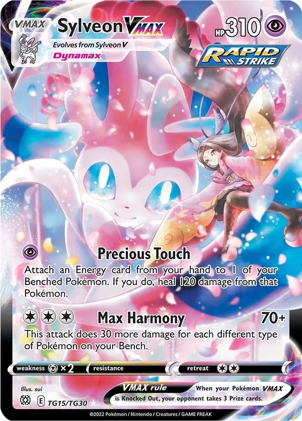 Sylveon VMAX, Sword & Shield Brilliant Stars 2022 — PSA 10