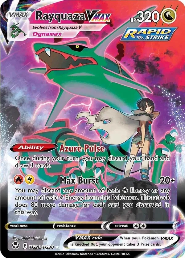 Rayquaza VMAX, Sword & Shield Silver Tempest 2022 — PSA 10