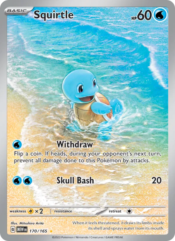 Squirtle, 151 2023 — PSA 10