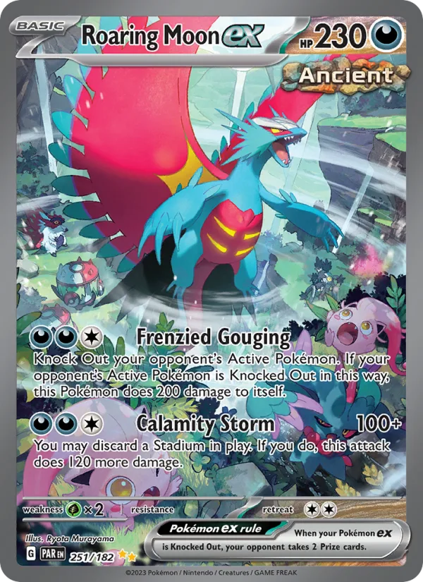 Roaring Moon EX, Paradox Rift 2023 — PSA 9