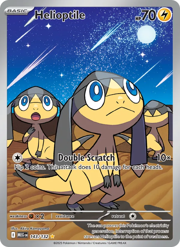 Helioptile, Mega Evolution 2025 — PSA 10