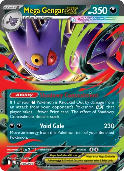 Mega Gengar EX, Phantasmal Flames 2025
