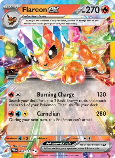 Flareon EX, Prismatic Evolutions 2025