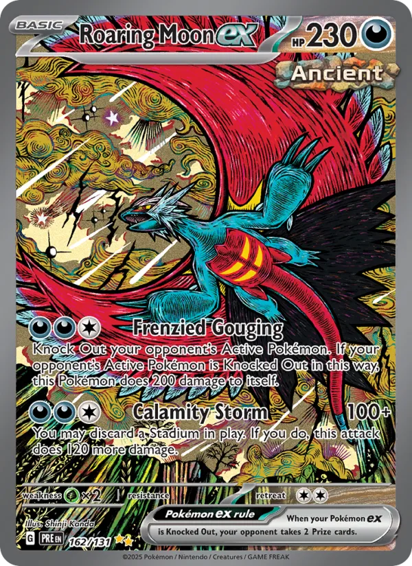 Roaring Moon EX, Prismatic Evolutions 2025 — PSA 10