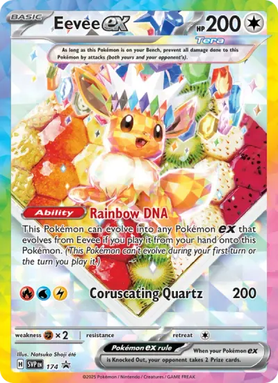 Eevee EX, SV Black Star Promo 2025