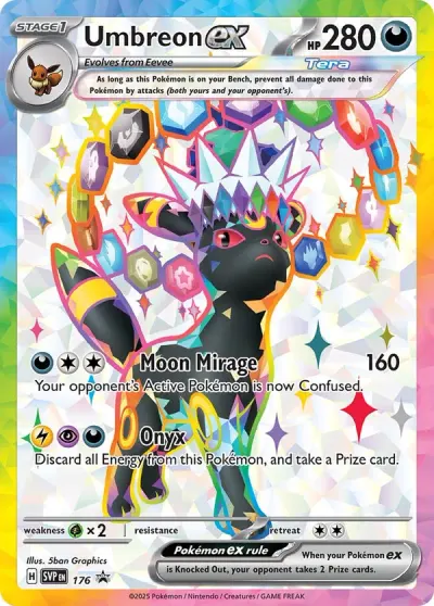 Umbreon EX, SV Black Star Promo 2025